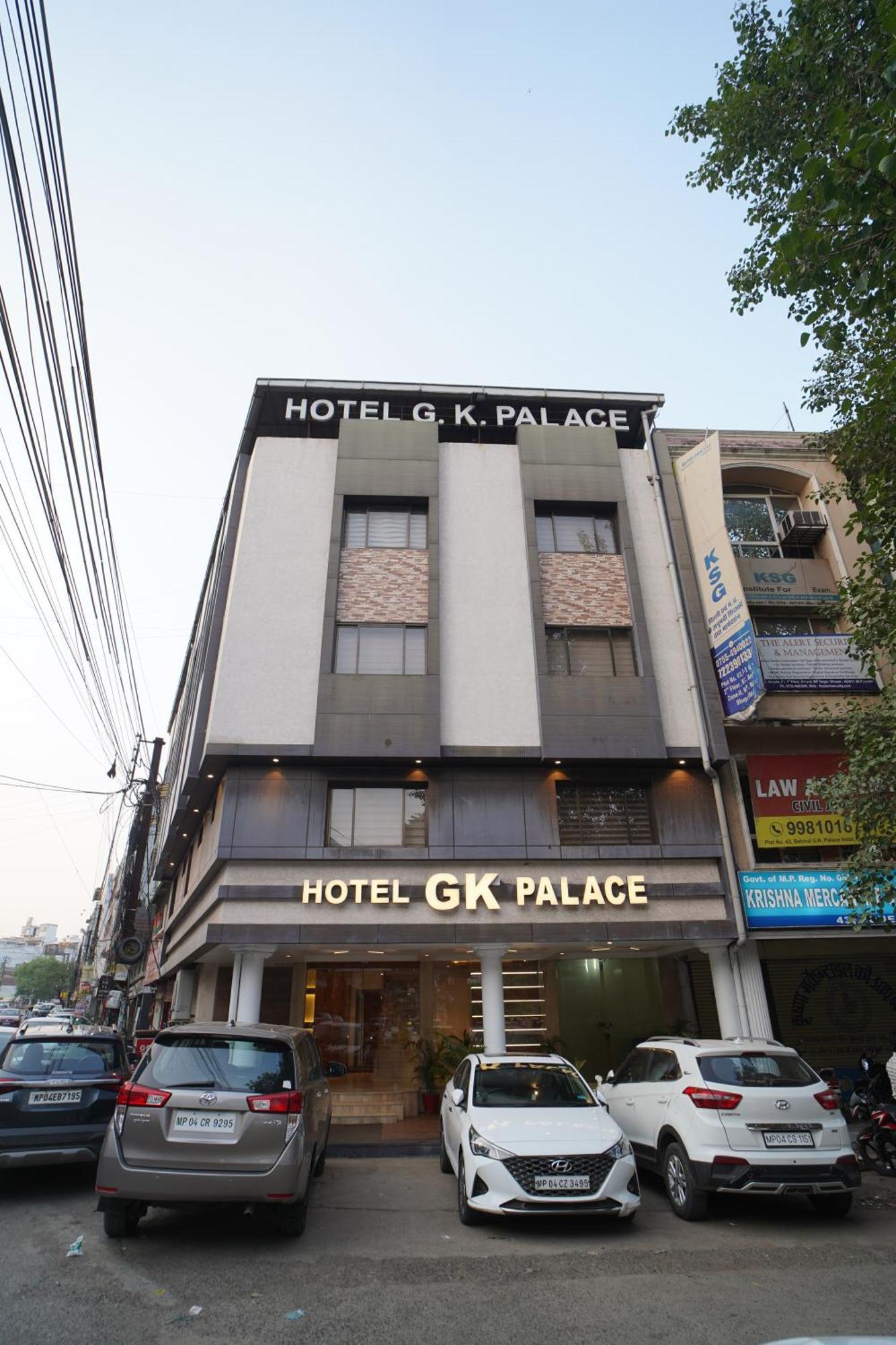 Hotel Gk Palace Bhopal Exteriör bild